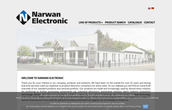 Vorschau von www.narwan-electronic.de, Narwan Electronic GmbH