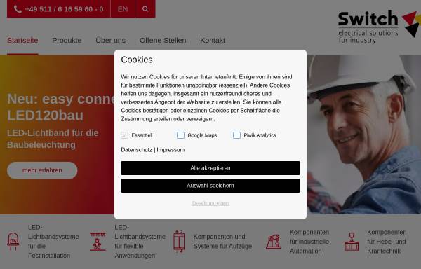 Vorschau von www.switch-gmbh.de, Switch GmbH & Co. KG