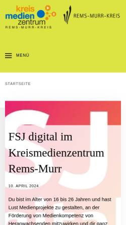 Vorschau der mobilen Webseite kreismedienzentrum-rmk.de, Kreismedienzentrum