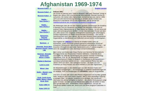 Vorschau von www.thewalt.de, Afghanistan 1969-1974