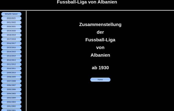 Vorschau von www.sportergebnise.de, Fussball-Liga von Albanien