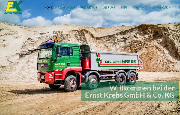 Vorschau von www.ernst-krebs.de, Ernst Krebs GmbH & Co. KG