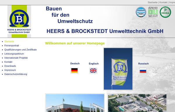 Vorschau von www.heers-brockstedt.de, Heers & Brockstedt Umwelttechnik GmbH