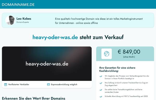 Vorschau von www.heavy-oder-was.de, Heavy oder was!?