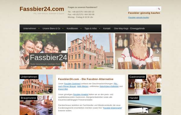 Vorschau von www.fassbier24.com, Fassbier24.com