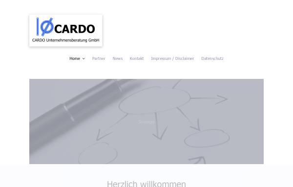 Vorschau von www.cardo-gmbh.de, Cardo Unternehmensberatung GmbH