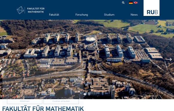 Fakultät für Mathematik der Ruhr-Universität Bochum