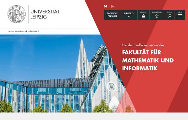 Vorschau von www.fmi.uni-leipzig.de, Fakultät für Mathematik und Informatik an der Universität Leipzig