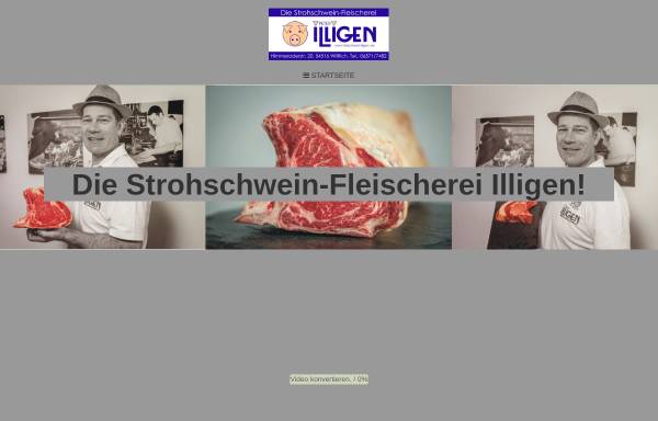 Vorschau von www.fleischerei-illigen.de, Fleischerei Peter Illigen