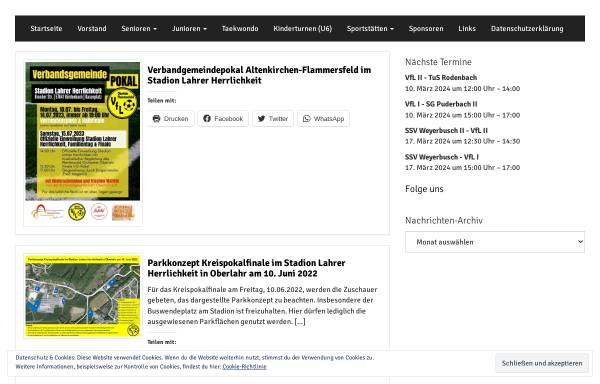 Vorschau von www.vfl-oberlahr-flammersfeld.de, VfL Oberlahr/Flammersfeld e.V.