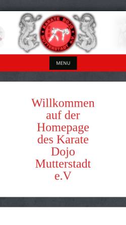 Vorschau der mobilen Webseite karate-mutterstadt.de, Karate-Dojo-Mutterstadt e.V.
