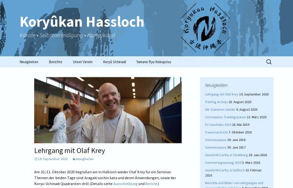 Vorschau von www.koryukan-hassloch.de, 1.JJJKC Hassloch Abteilung Karate