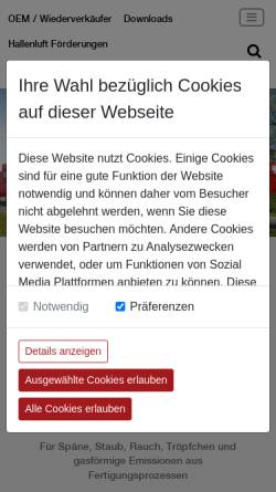 Vorschau der mobilen Webseite www.aigner.at, Aigner GmbH