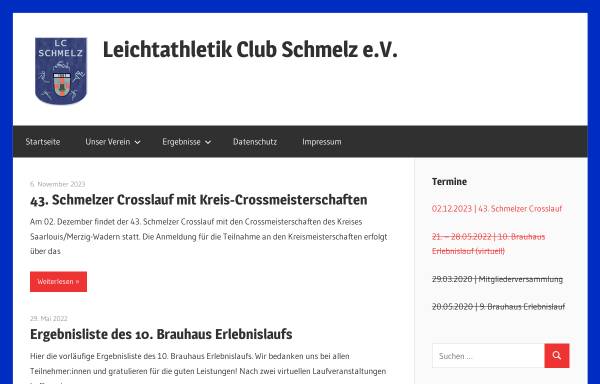 Vorschau von www.lc-schmelz.de, LC Leichtathletikclub Schmelz e.V.