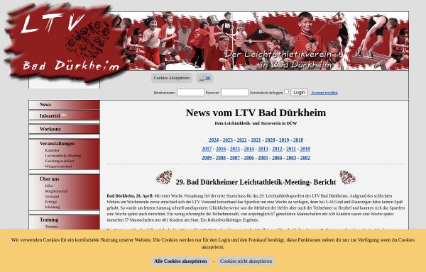 Vorschau von www.ltv-online.info, LTV Bad Dürkheim