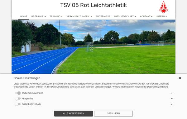 Vorschau von www.tsvrot-leichtathletik.de, TSV 05 Rot