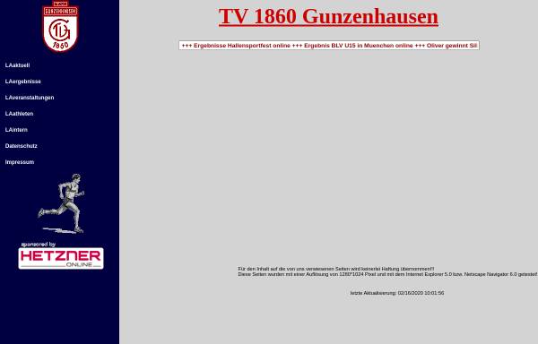 Vorschau von www.gunnet.de, TV 1860 Gunzenhausen