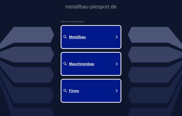 Vorschau von www.metallbau-piesport.de, Metallbau-Heizung-Sanitär Günter Eckstein