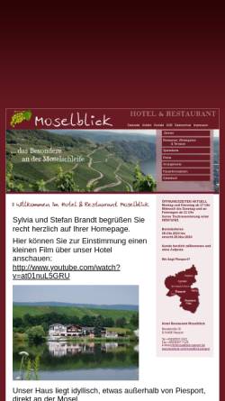 Vorschau der mobilen Webseite www.moselblick-piesport.de, Piesport/Mosel
