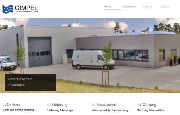 Vorschau von www.gimpel-lta.de, Gimpel Lufttechnische Anlagen GmbH