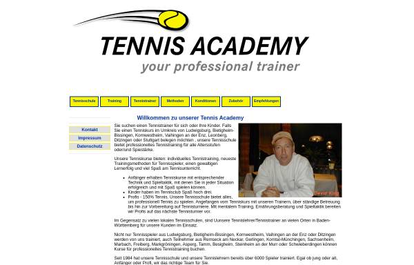 Vorschau von www.tennislehrer-tennistraining.de, D. Wayne King