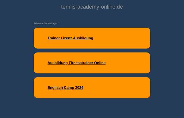 Tennis AcademyThomas Apitzsch