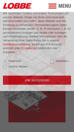 Vorschau der mobilen Webseite www.kluge-umwelttechnik.de, Kluge Umwelttechnik GmbH