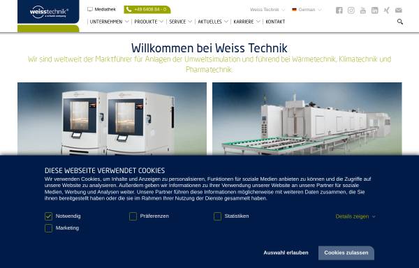 Vorschau von www.weiss-umwelttechnik.at, Weiss Umwelttechnik GmbH