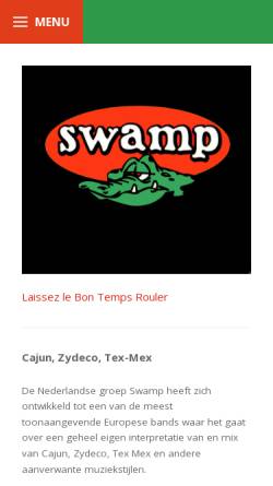 Vorschau der mobilen Webseite www.swamp.nl, Swamp