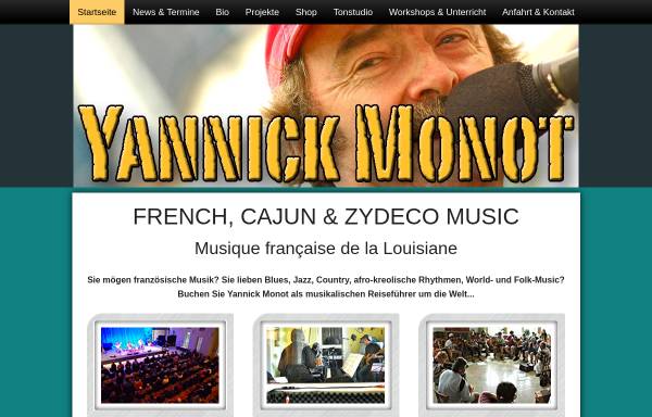 Vorschau von www.yannick-monot.de, Yannick Monot & Nouvelle France