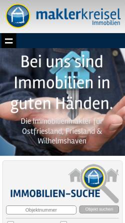 Vorschau der mobilen Webseite www.immobilien-figge.de, Immobilien-Partner Figge