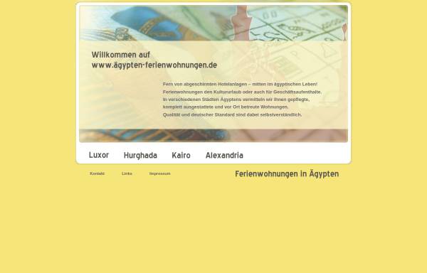 Vorschau von www.aegypten-ferienwohnungen.de, aegypten-ferienwohnungen.de, Soliman Seefen