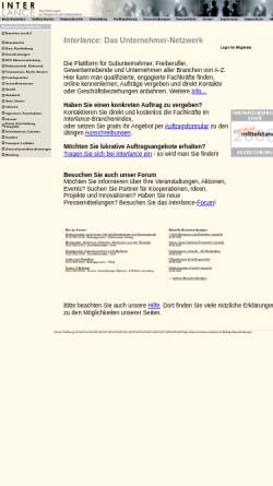 Vorschau der mobilen Webseite www.interlance.de, Freelance-Börse