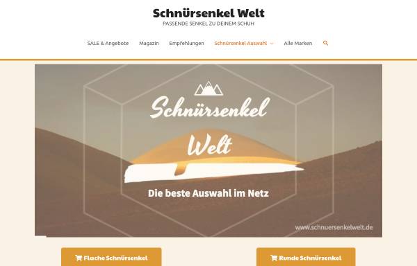 Vorschau von www.schnuersenkelwelt.de, Schnürsenkelwelt, Jürgen Henneböhl