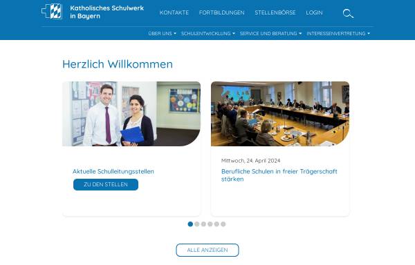 Vorschau von www.schulwerk-bayern.de, Lehrerpilot - Katholisches Schulwerk in Bayern