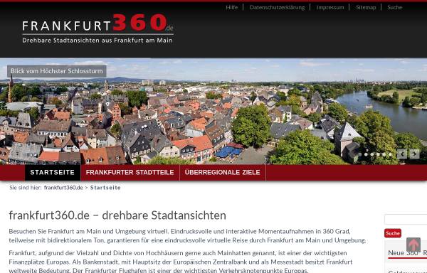 Vorschau von www.frankfurt360.de, Frankfurt 360°