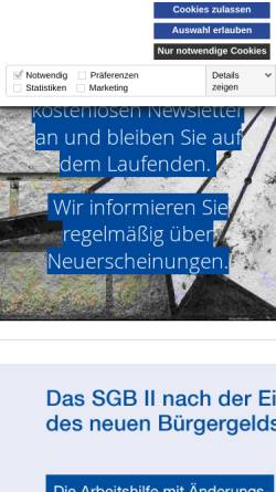 Vorschau der mobilen Webseite www.lambertus.de, Lambertus-Verlag GmbH
