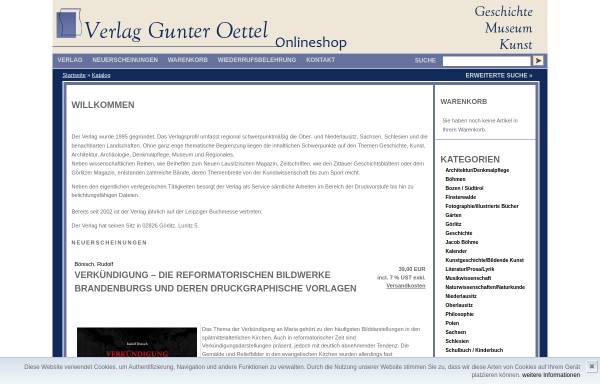 Vorschau von www.verlag-oettel.de, Gunter Oettel