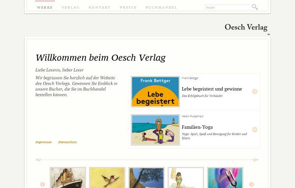 Vorschau von www.oeschverlag.ch, Oesch Verlag Zürich