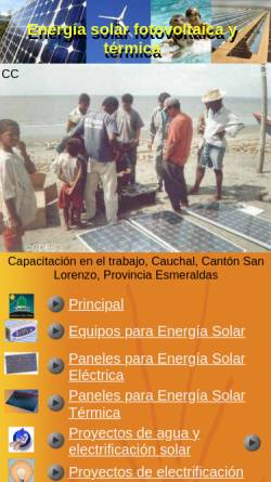 Vorschau der mobilen Webseite www.codeso.com, Verein für nachhaltige Entwicklung