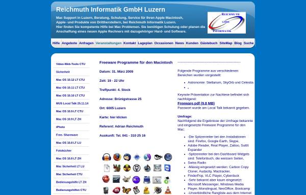 Vorschau von www.reichmuth-informatik.ch, Reichmuth Informatik GmbH