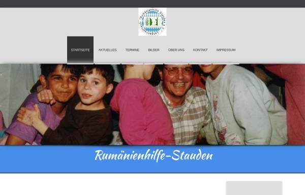 Vorschau von www.rumaenienhilfe-stauden.de, Rumänienhilfe Stauden e.V.