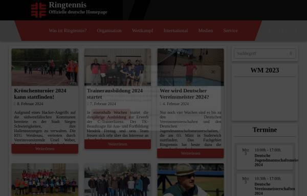 Deutsche Ringtennis Homepage