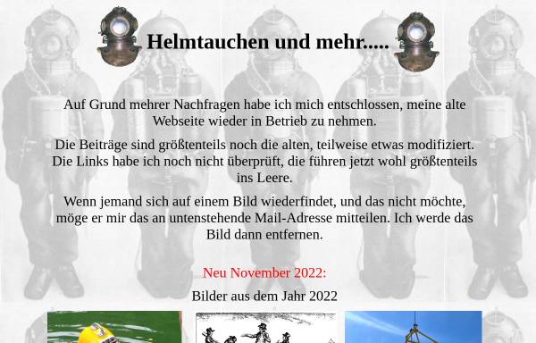 Vorschau von www.helmtaucher.de, Helmtauchen und mehr...