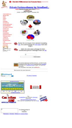Vorschau der mobilen Webseite www.kanadanews.de, Kanada News