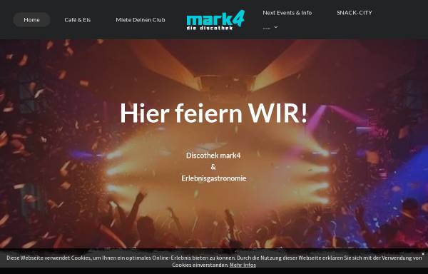 Vorschau von www.mark4-zetel.de, Discothek Mark4