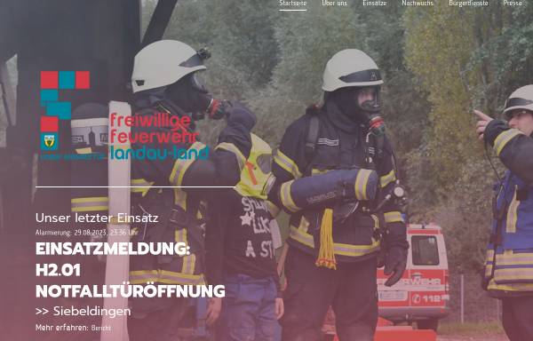 Vorschau von feuerwehr-siebeldingen.de, Freiwillige Feuerwehr Siebeldingen