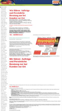 Vorschau der mobilen Webseite www.berlin-klempner.eu, Dipl.-Ing.Murowicki Haustechnik