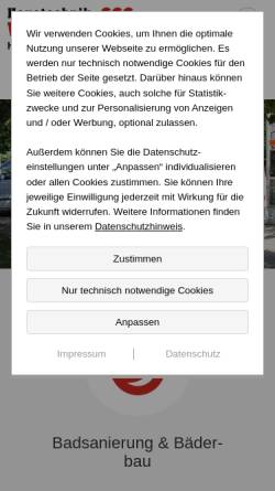 Vorschau der mobilen Webseite www.ht-werner.de, Haustechnik G. Werner GmbH & Co.KG