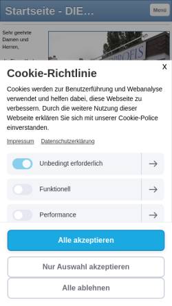 Vorschau der mobilen Webseite www.diebadprofis.de, K.-H. Kruschke Sanitär- und Gasheizungsbau GmbH